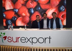 Stand de la empresa onubense Surexport, productora y comercializadora de frutos rojos.