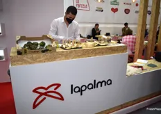 Degustaciones de tomate Adora en el stand de la empresa granadina La Palma.