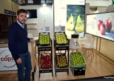 Albert Carnicé, Sales Manager de Copa Fresh, empresa de Mollerusa, Lleida, productora de manzana, pera y fruta de hueso.