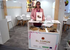 Pilar Olloqui, de la empresa extremeña Castañas El Común, ubicada en Guadalupe, Cáceres.