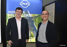 Juan Fernández Trueba y José Antonio Rivera, de Apresa-PLP Spain, especialistas en sistemas de fijación de cables y alambres para estructuras agrícolas