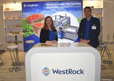 Kelly Morris y Gaetán Mares, de la compañía de packaging sostenible Westrock